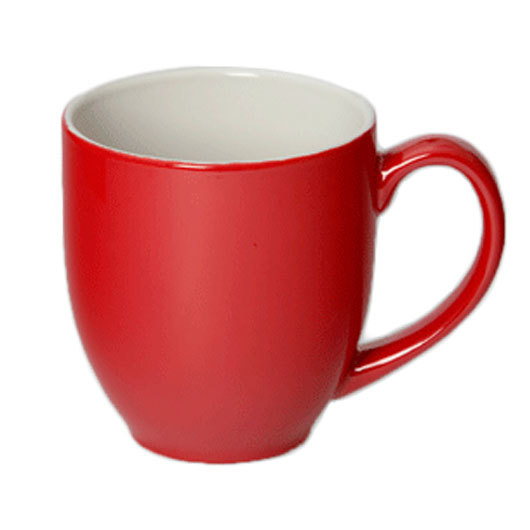 Manhattan Mug Red White